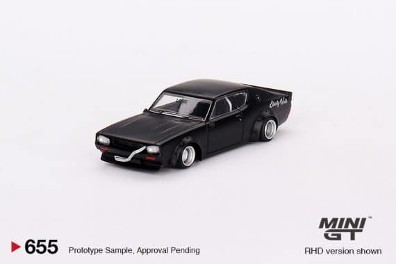 MINI GT No.655 Nissan Skyline Kenmeri Liberty Walk Matt Black MGT00655