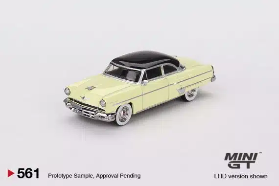 MINI GT No.561 Lincoln Capri 1954 Premier Yellow LHD MGT00561