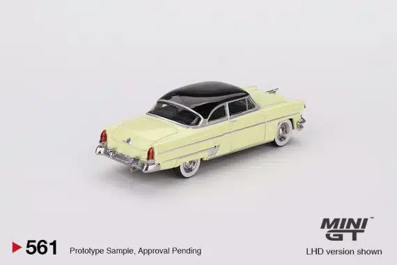 MINI GT No.561 Lincoln Capri 1954 Premier Yellow LHD MGT00561