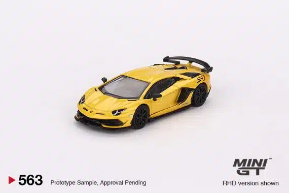 MINI GT No.563 Lamborghini Aventador SVJ New Giallo Orion MGT00563