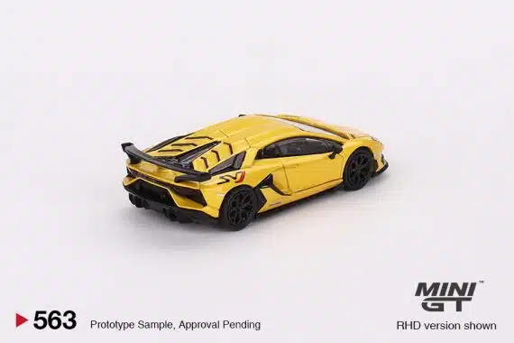 MINI GT No.563 Lamborghini Aventador SVJ New Giallo Orion MGT00563