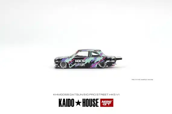 MINI GT KaidoHouse x MINI GT Datsun 510 Pro Street HKS V1 KHMG068