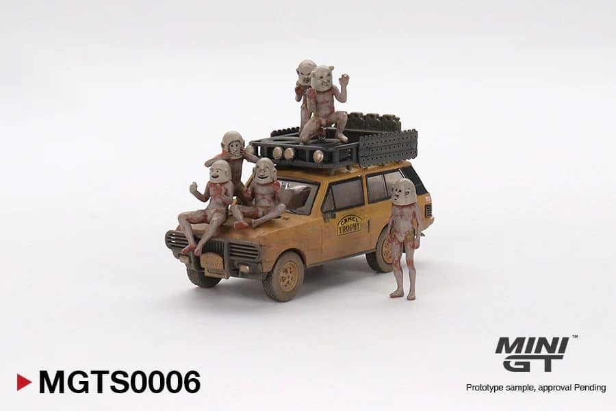 MINI GT Range Rover 1982 Camel Trophy Papua New Guinea Set MGTS0006