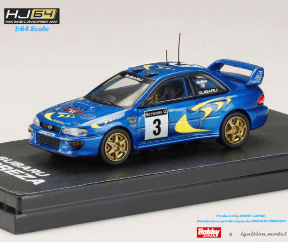 Hobby Japan 1/64 Subaru Impreza WRC 1997 #3 (RAC RALLY) HJR642041E