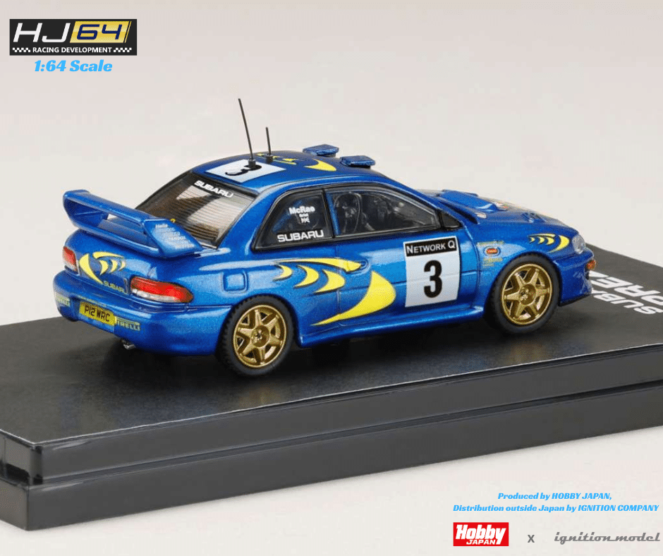 Hobby Japan 1/64 Subaru Impreza WRC 1997 #8 (RAC RALLY) HJR642041F