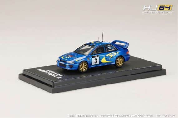 Hobby Japan 1/64 Subaru Impreza WRC 1997 #3 (RAC RALLY) HJR642041E