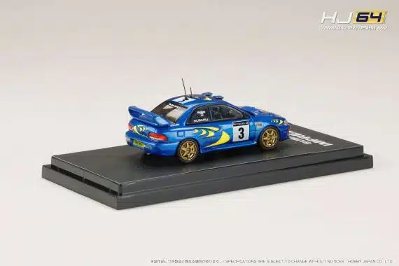 Hobby Japan 1/64 Subaru Impreza WRC 1997 #3 (RAC RALLY) HJR642041E