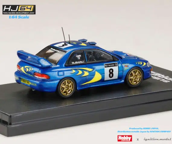 Hobby Japan 1/64 Subaru Impreza WRC 1997 #8 (RAC RALLY) HJR642041F