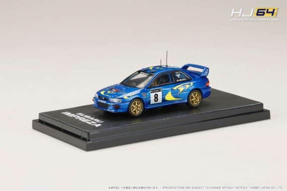 Hobby Japan 1/64 Subaru Impreza WRC 1997 #8 (RAC RALLY) HJR642041F