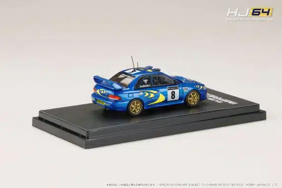 Hobby Japan 1/64 Subaru Impreza WRC 1997 #8 (RAC RALLY) HJR642041F