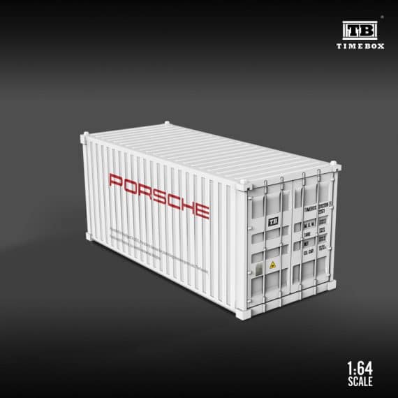 Time Micro TIMEBOX 1/64 Porsche Container Alloy Model