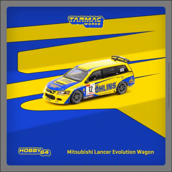 Tarmac Works 1/64 HOBBY64 Mitsubishi Lancer Evolution Wagon Super Taikyu Series 2006 Round 3 T64-042-06ST12