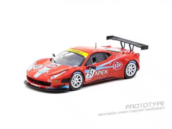 Tarmac Works 1/64 HOBBY64 Ferrari 458 Italia GT3 FIA GT3 Europe 2011 D. Brown / G. Geddie T64-073-11FGE51