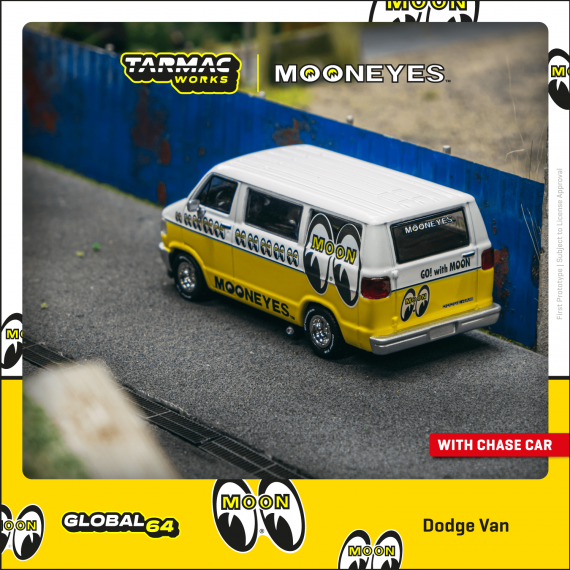 Tarmac Works 1/64 GLOBAL64 Dodge Van Mooneyes T64G-TL032-ME