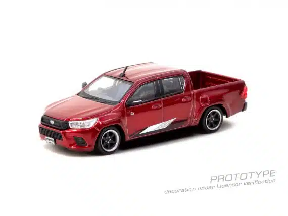 Tarmac Works 1/64 ROAD64 Toyota Hilux Red T64R-041-RE