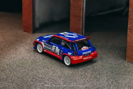 Tarmac Works 1/64 HOBBY64 Renault 5 MAXI Turbo Tour de Corse - Rallye de France 1985 Winner T64-TL061-85TDC03