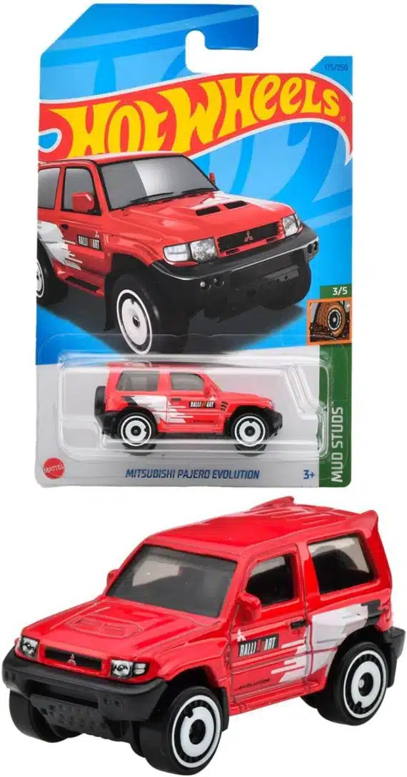 Hot Wheels No.175 Mud Studs MItsubishi Pajero Evolution HNK25