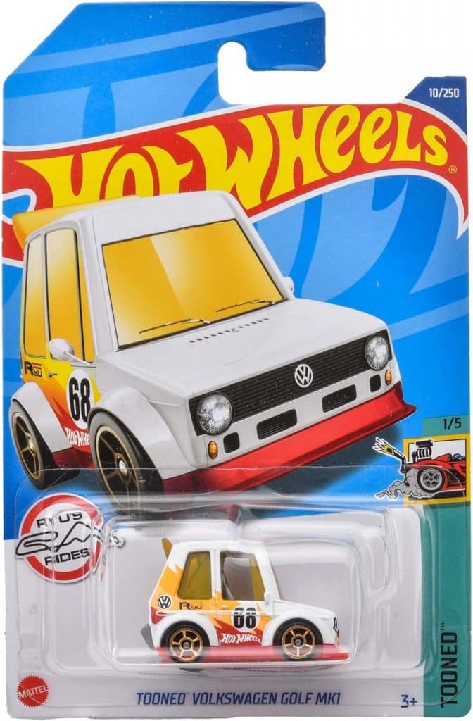 Hot Wheels No.10 Tooned Tooned Volkswagen Golf MK1