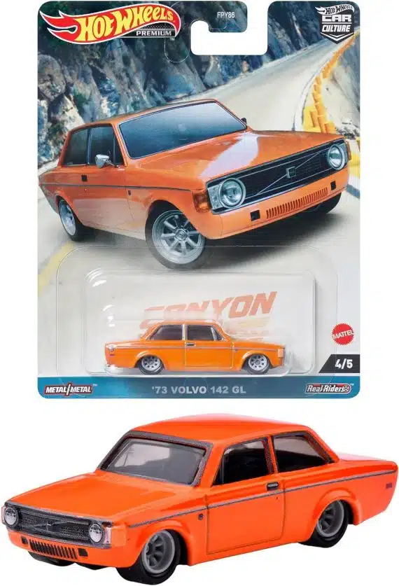 Hot Wheels Premium Car Culture - Canyon Warriors - '73 Volvo 142 GL HKC53