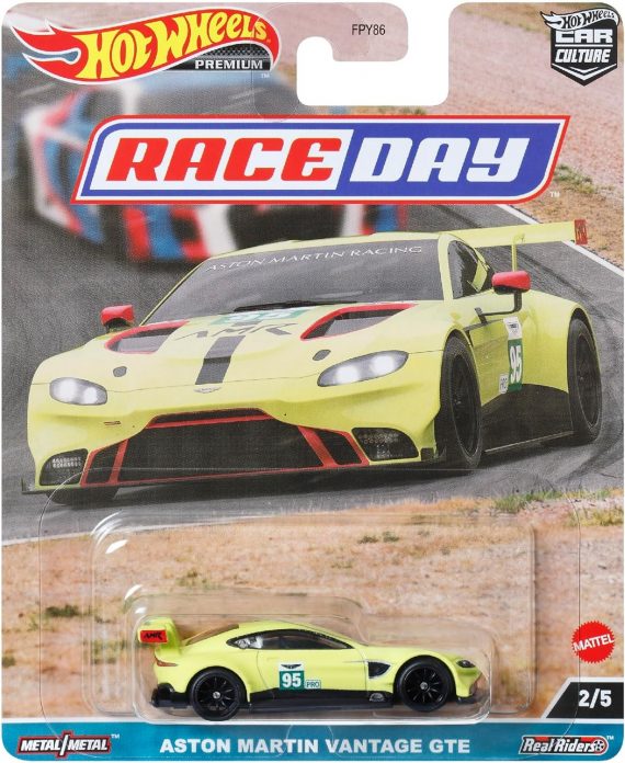 Hot Wheels Premium Car Culture Race Day - Aston Martin Vantage GTE HKC60