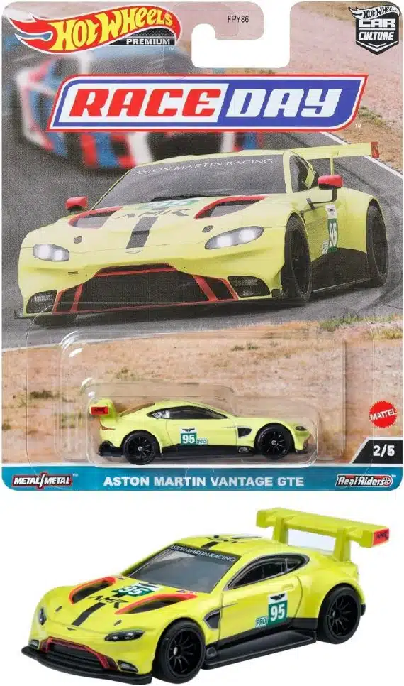 Hot Wheels Premium Car Culture Race Day - Aston Martin Vantage GTE HKC60