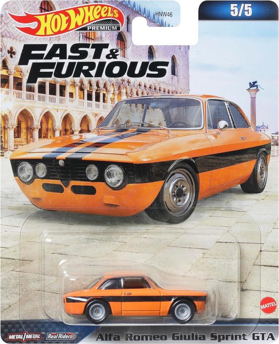 Hot Wheels Premium Fast & Furious Alfa Romeo Julia Sprint GTA HKD29