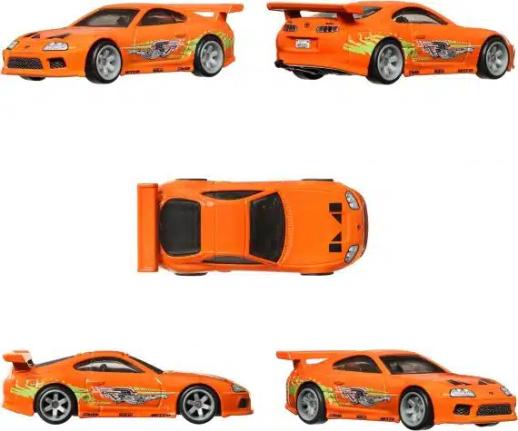 Hot Wheels Premium 2-Pack Fast and Furious 2021 Toyota GR Supra/Toyota Supra HKF54