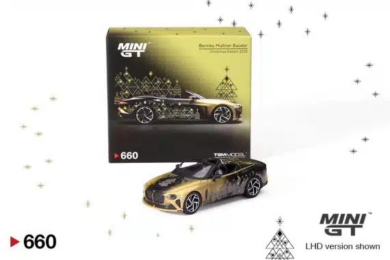 MINI GT No.660 Bentley Mulliner Bacalar 2023 Christmas Limited Edition 9999 pieces MGT00660