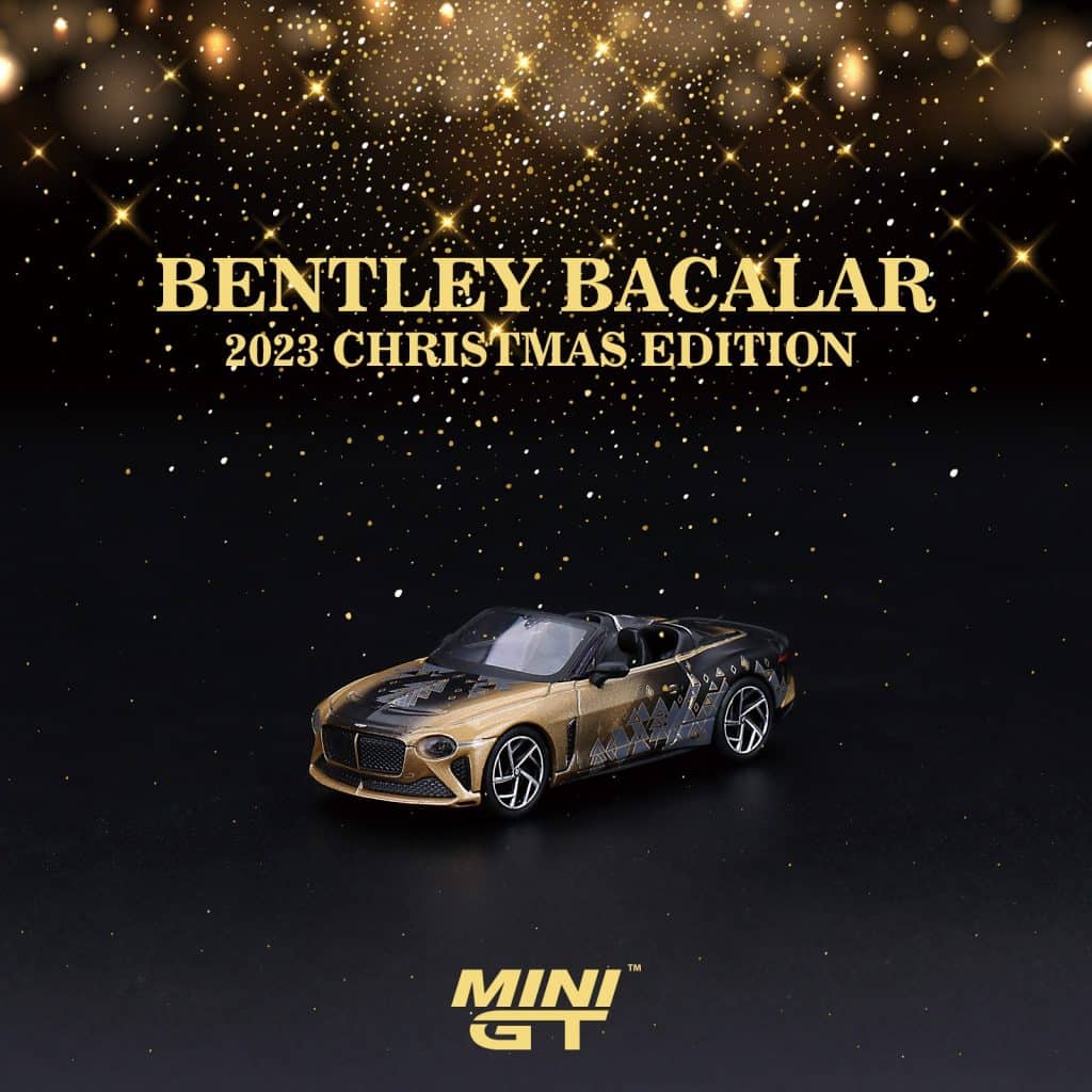 MINI GT No.660 Bentley Mulliner Bacalar 2023 Christmas Limited Edition 9999 pieces MGT00660