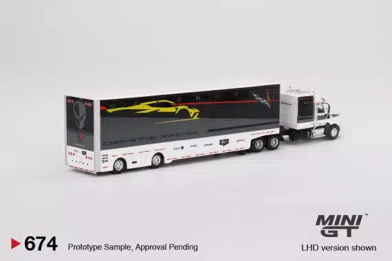 MINI GT Corvette Racing C8.R Racing Transporter Set MGTS0009