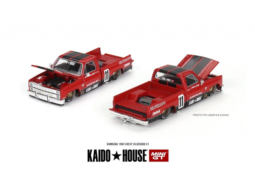 MINI GT KaidoHouse x MINI GT Chevrolet Silverado KAIDO V1 KHMG066