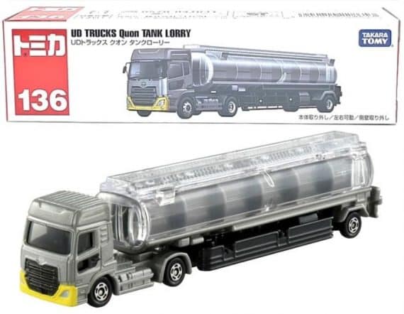 Takara Tomy Tomica Long Type No.136 UD Trucks Quon Tank Lorry