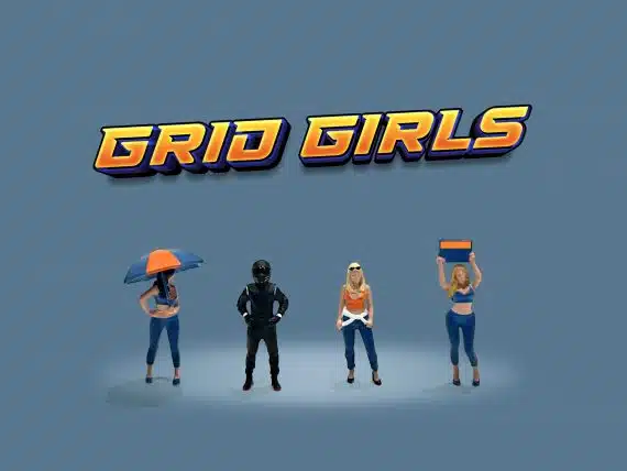 American Diorama 1/64 Figure Set: Grid Girls AD-2406