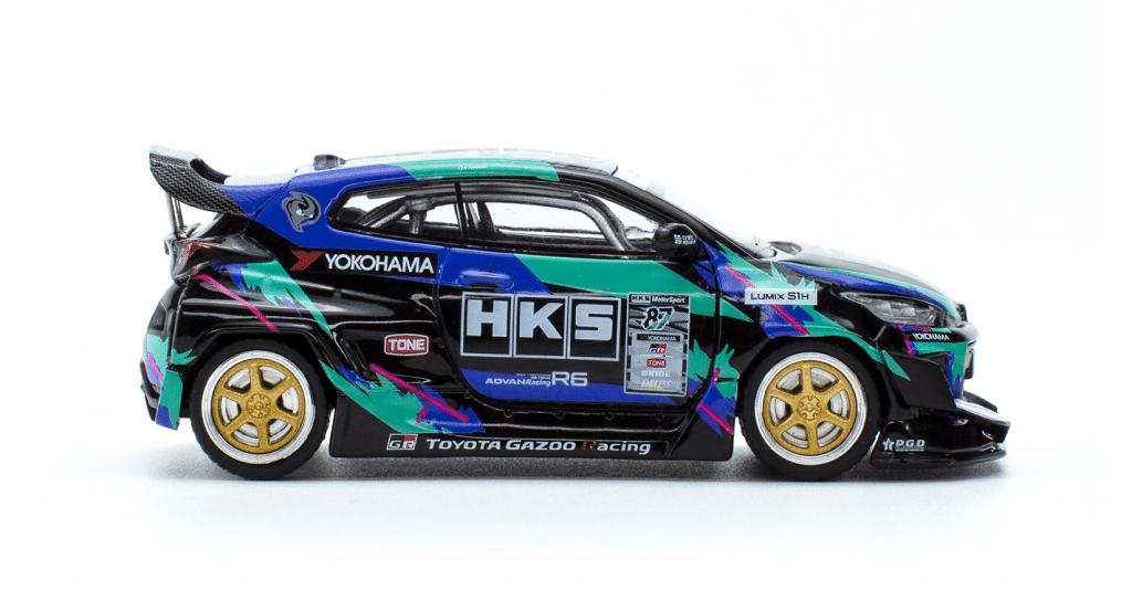 POP RACE 1/64 Toyota Pandem GR Yaris PR64-0022