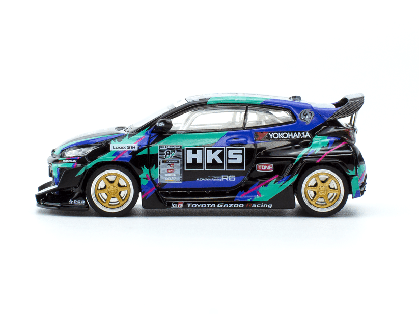 POP RACE 1/64 Toyota Pandem GR Yaris PR64-0022