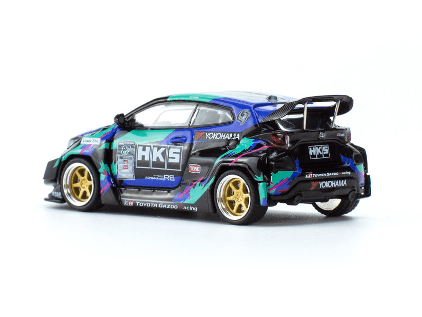 POP RACE 1/64 Toyota Pandem GR Yaris PR64-0022