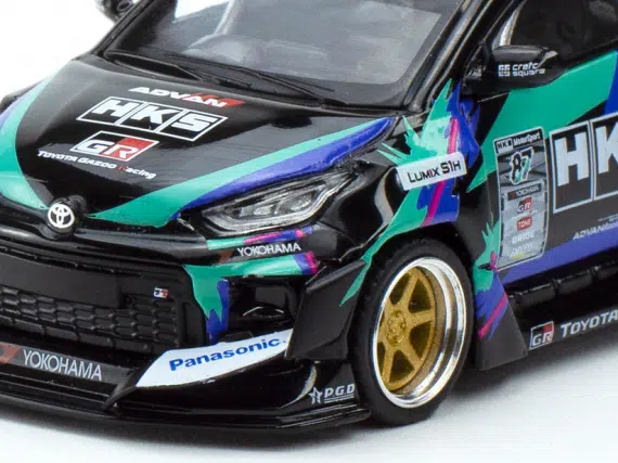 POP RACE 1/64 Toyota Pandem GR Yaris PR64-0022
