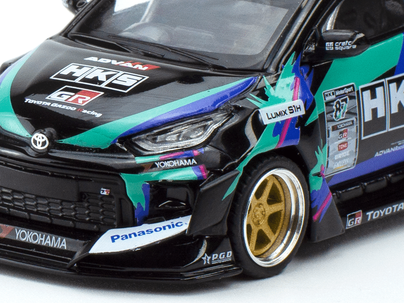 POP RACE 1/64 Toyota Pandem GR Yaris PR64-0022