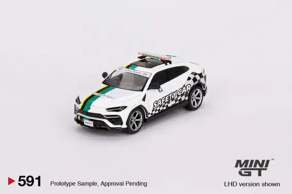 MINI GT No.591 Lamborghini Urus 2022 Macau GP Official Safety Car MGT00591