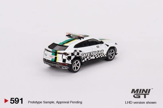 MINI GT No.591 Lamborghini Urus 2022 Macau GP Official Safety Car MGT00591