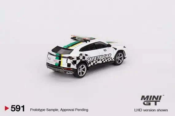 MINI GT No.591 Lamborghini Urus 2022 Macau GP Official Safety Car MGT00591