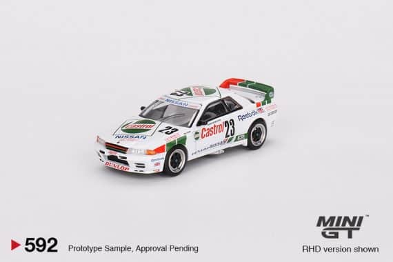 MINI GT No.592 Nissan Skyline GT-R (R32) Gr. A #23 1990 Macau Guia Race Winner MGT00592