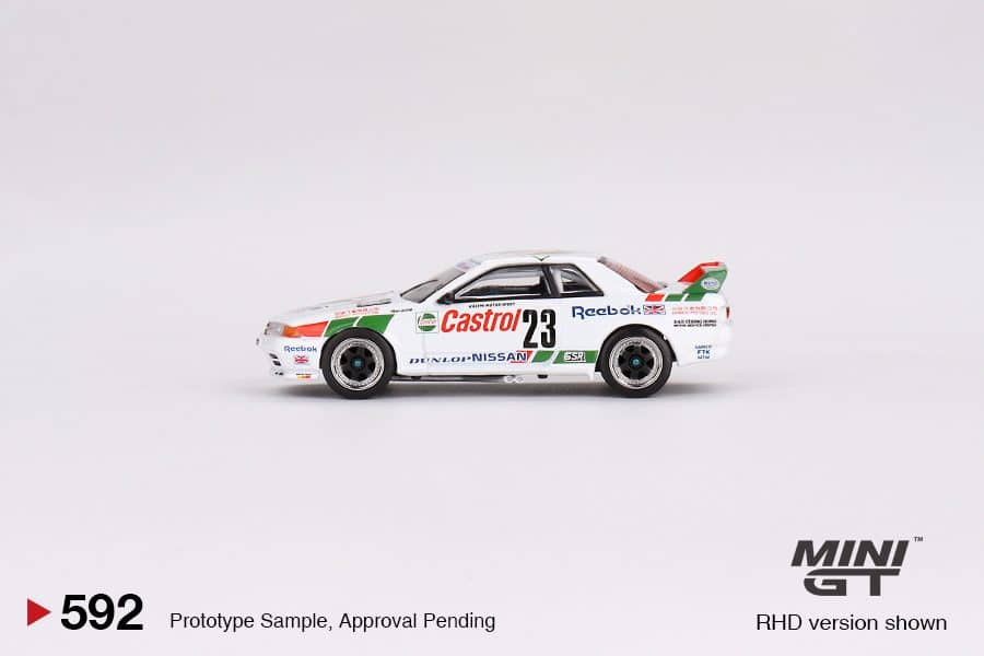 MINI GT No.592 Nissan Skyline GT-R (R32) Gr. A #23 1990 Macau Guia Race Winner MGT00592