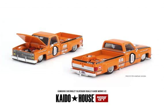 MINI GT Kaido House Chevrolet Silverado Dually KAIDO WORKS V2 KHMG090