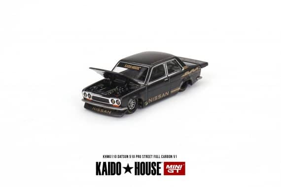 MINI GT KaidoHouse Datsun 510 Pro Street  Full Carbon V1 KHMG110