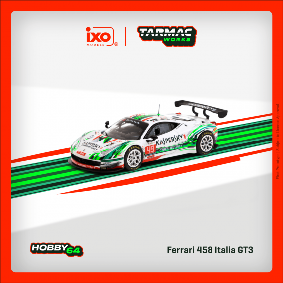 Tarmac Works 1/64 HOBBY64 Ferrari 458 Italia GT3 24 hours of Spa 2016 T64-074-16SPA49