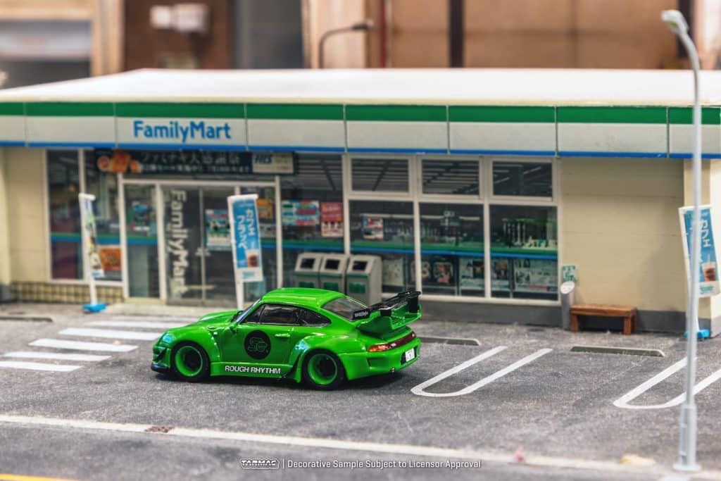 Tarmac Works 1/64 HOBBY64 RWB 993 Rough Rhythm Fuel Fest Student Driver T64-017-SD