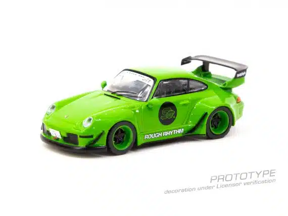 Tarmac Works 1/64 HOBBY64 RWB 993 Rough Rhythm Fuel Fest Student Driver T64-017-SD