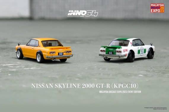 INNO64 1/64 Nissan Skyline 2000 GT-R (KPGC10) Malaysia Diecast Expo 2023 Event Edition IN64-KPGC10-MDX230R