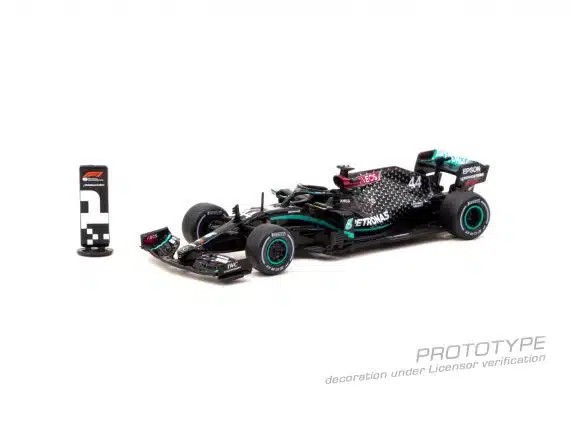 Tarmac Works 1/64 GLOBAL64 Mercedes-AMG F1 W11 EQ Performance British Grand Prix 2020 Winner Lewis Hamilton T64G-F036-LH4